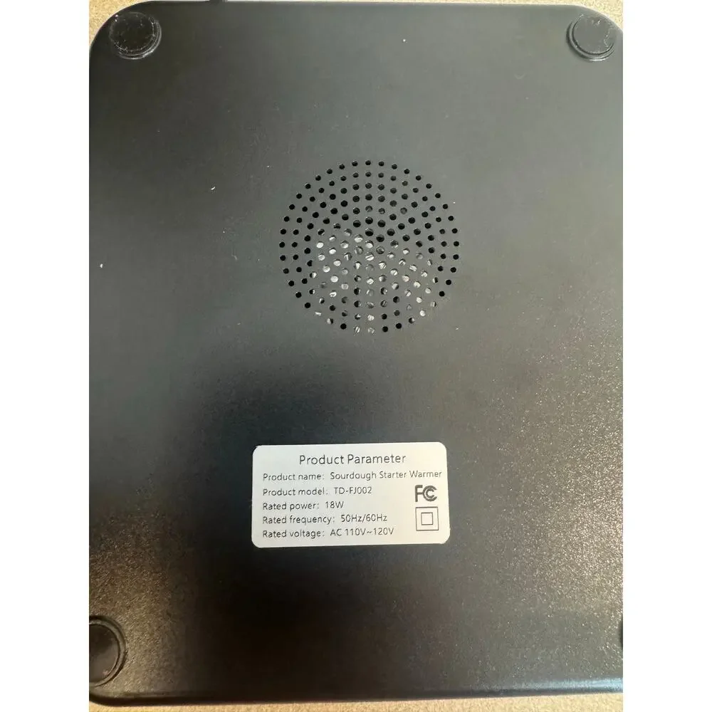Sourdough Starter Warmer Electric Thermostat Incubator w/ Remote Black TD-FJ002